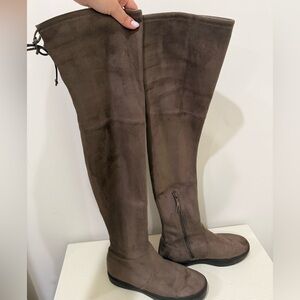 Stuart Weitzman Brown Over the Knee Boots
